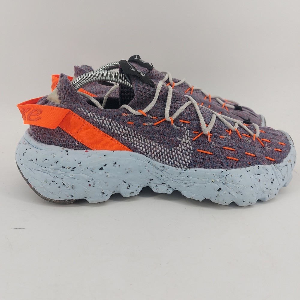 Nike Space Hippie 04 Multi Color Total Orange Casual Shoes CD3476-900 Size 10